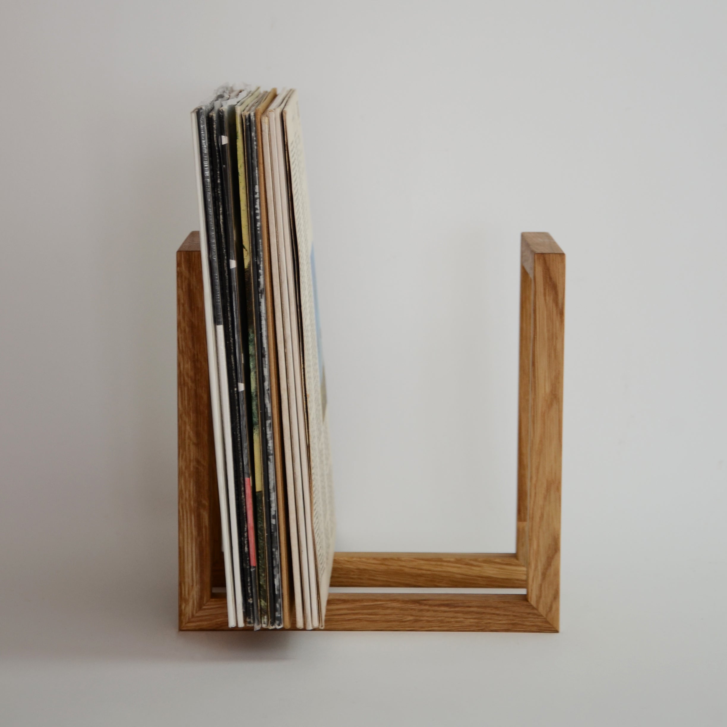 Vinyl Records Storage, Vinyl Storage, Natural Wood Stand, Modern desig ...