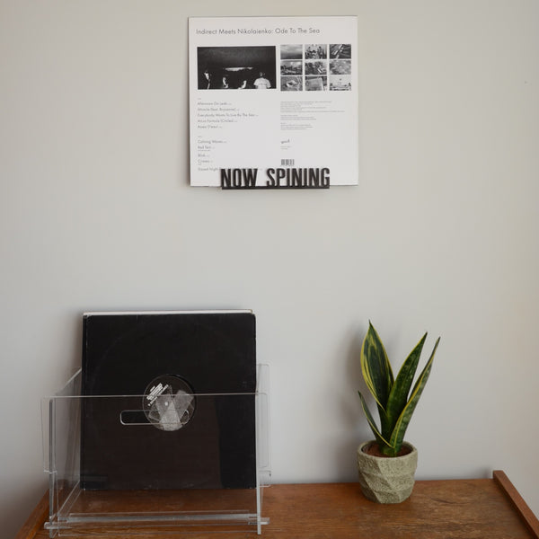 Now Playing Vinyl Ledge - LP Record Shelf, Vinyl Storage, Vinyl Holder, Records Holder