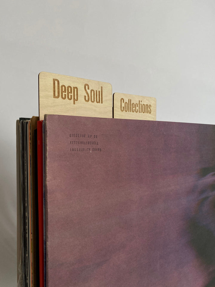 Eco Friendly, Set of Vertical Genre Dividers, Record Dividers, Custom Genre Record Dividers, Band Name Dividers - cilpastore