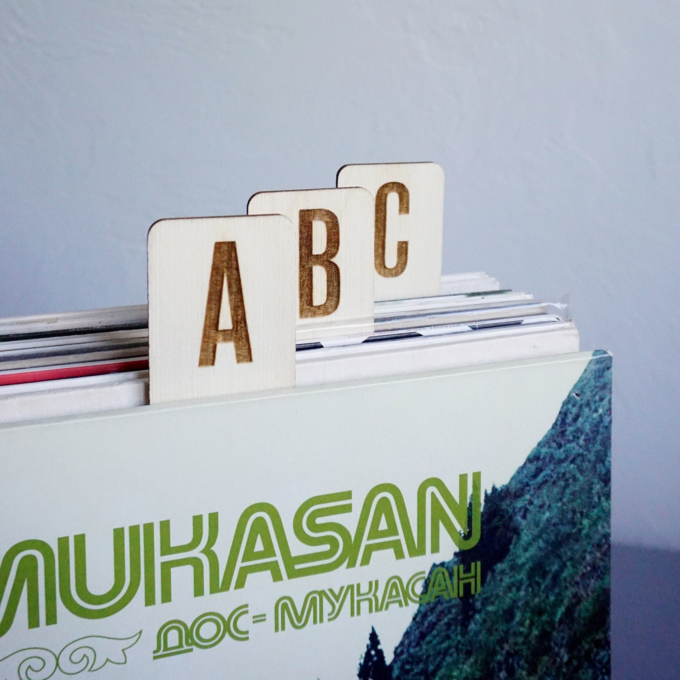 Eco Friendly Both Sides Vinyl Record Dividers Set Of 26 Vertical A To eco-friendly-both-sides-vinyl-record-dividers-set-of-26-vertical-a-to