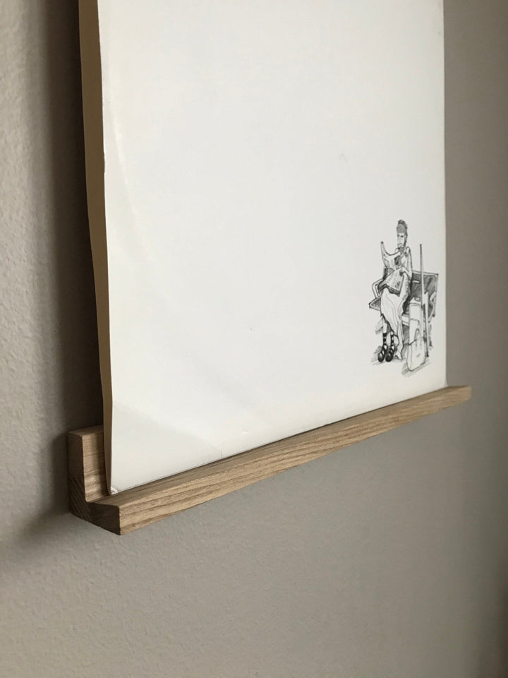Vinyl Record Ledge, Eco Friendly, Wood Vinyl Record, Oak Shelf Display, Record shelf, Vinyl storage, Vinyl holder, Record holder - cilpastore